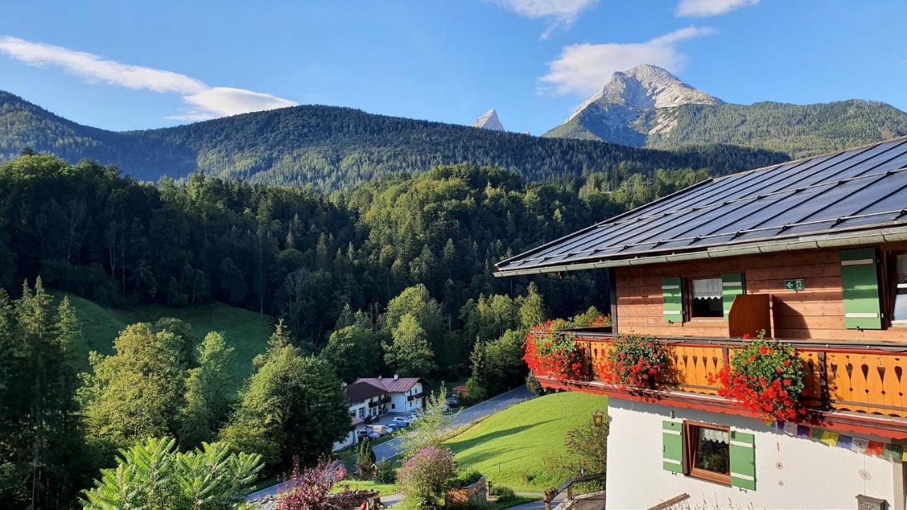 Alpenferienwohnungen Wiesenlehen Berchtesgaden Buitenkant foto