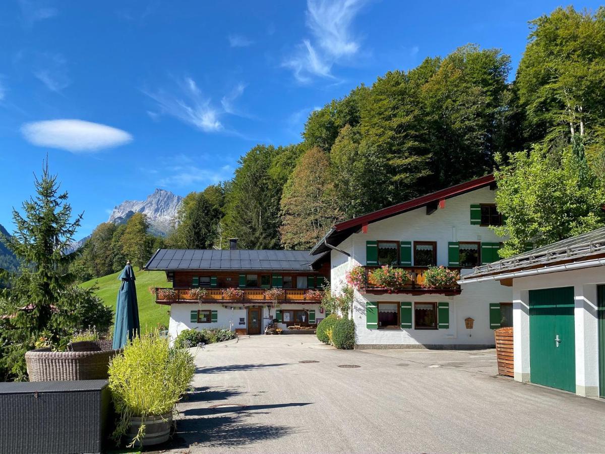 Alpenferienwohnungen Wiesenlehen Berchtesgaden Buitenkant foto