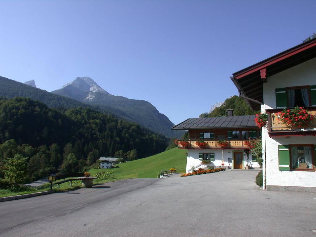 Alpenferienwohnungen Wiesenlehen Berchtesgaden Buitenkant foto