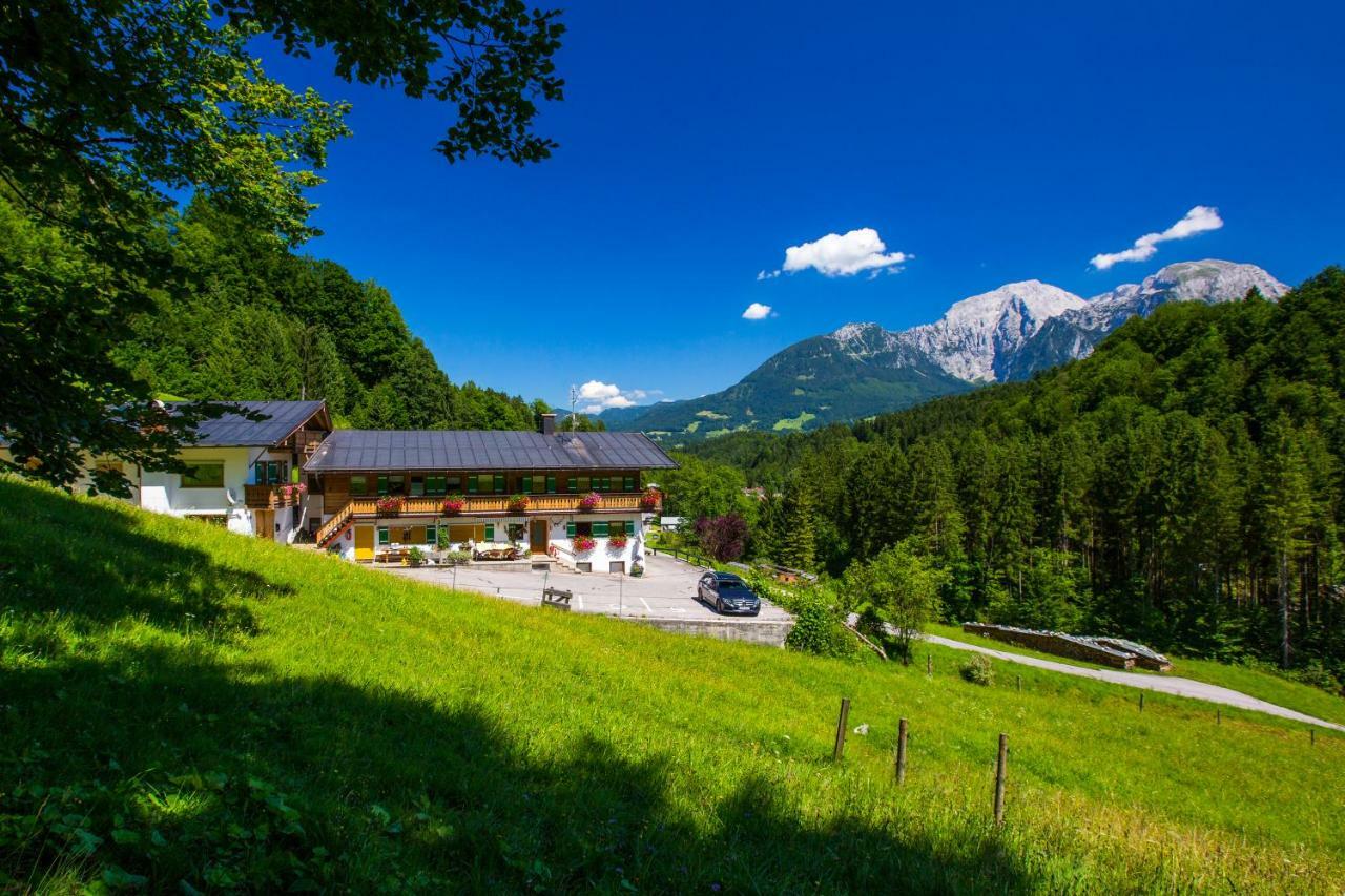 Alpenferienwohnungen Wiesenlehen Berchtesgaden Buitenkant foto