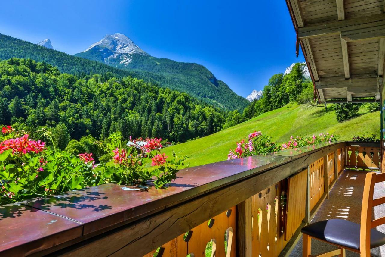 Alpenferienwohnungen Wiesenlehen Berchtesgaden Buitenkant foto