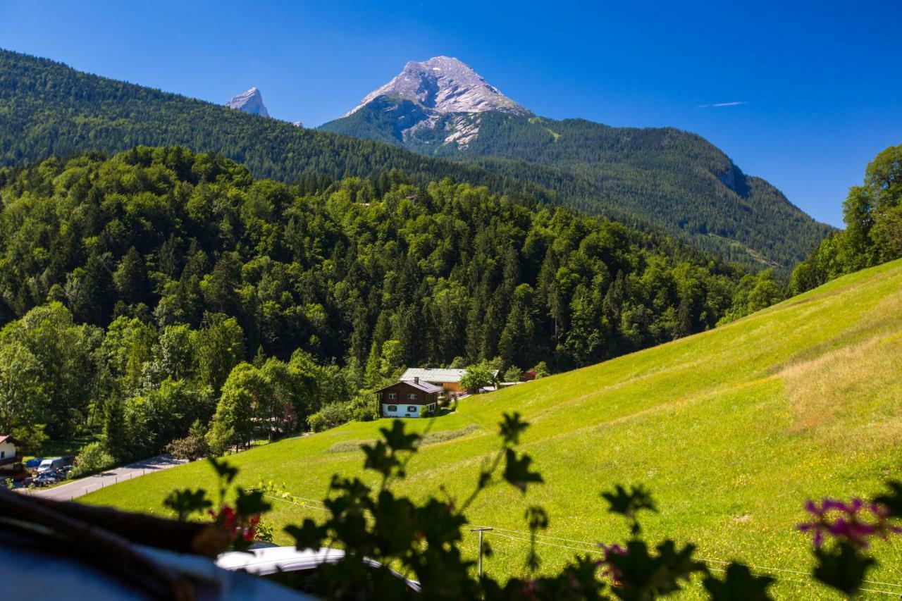 Alpenferienwohnungen Wiesenlehen Berchtesgaden Buitenkant foto
